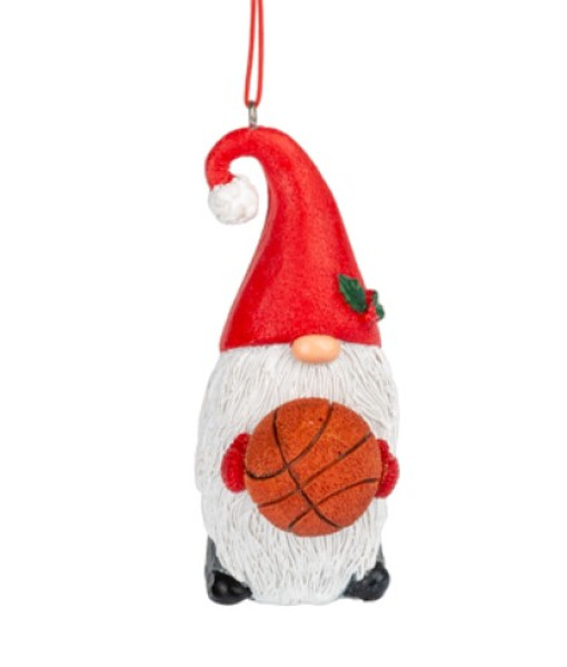 Ornament, resin, Gnome, Basketball