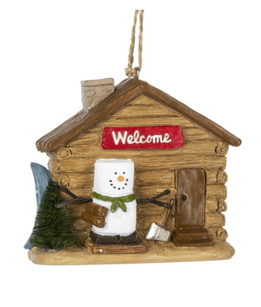 S'more Ornament, Cabin