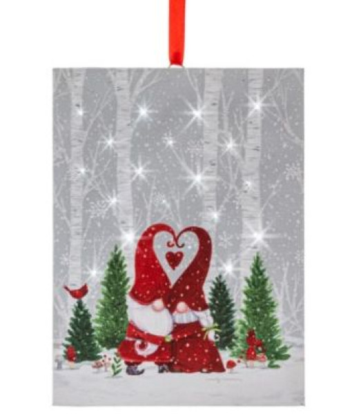 Gnome Scene, Wall Decor, Led