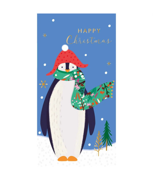 Single Christmas Card, gift wallet, send gifts of money, tickets or vouchers