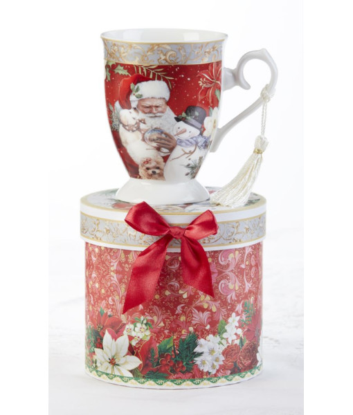 Porcelain Mug, Santa