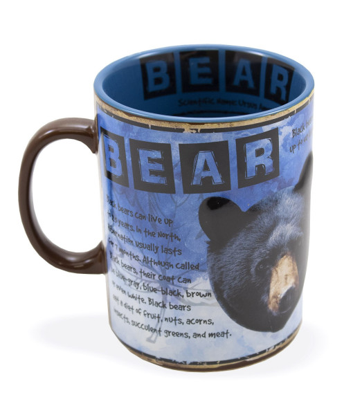 Mug, Souvenir of Canada, Black Bear Facts