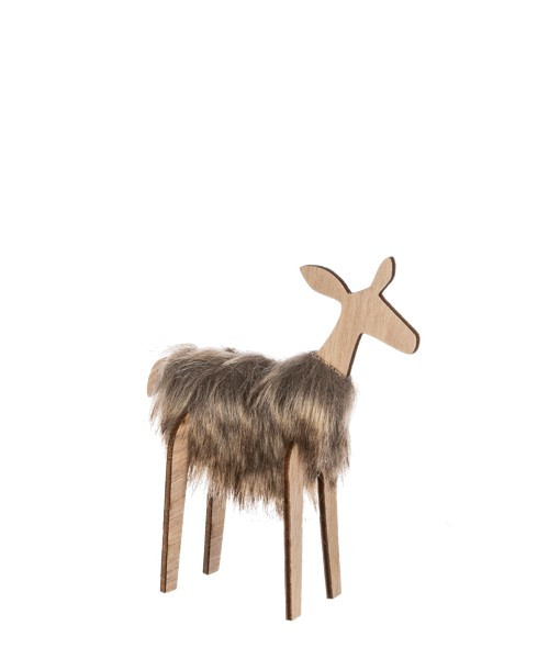 Décor de table, Cerf à fourrure