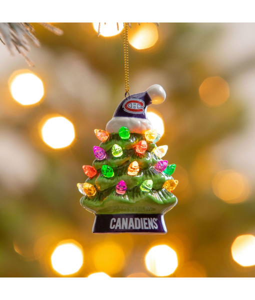 Ornament, Xmas tree shaped decoration with LED