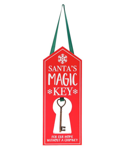 Decor, House Key for Santa, measures 9 inches