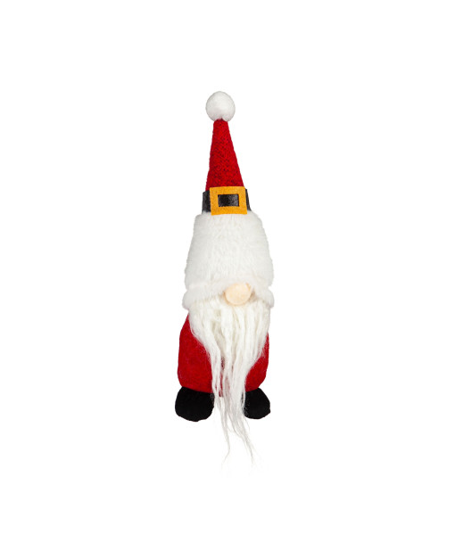 Ornement gnome Père Noël en peluche 9