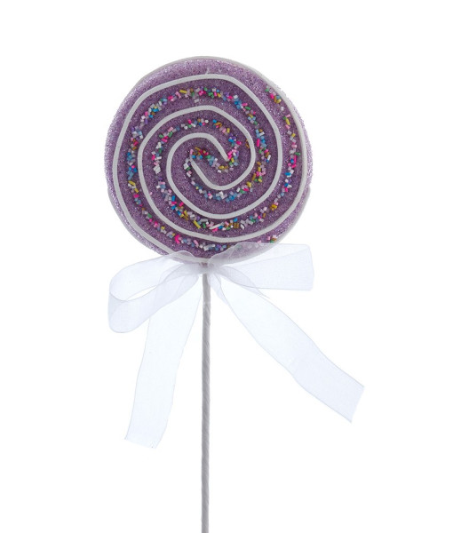 Ornament, Purple swirl lollipop