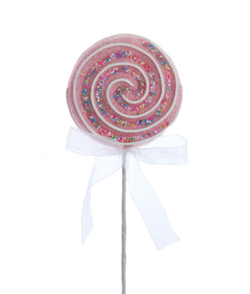 Ornament, Pink swirl lollipop