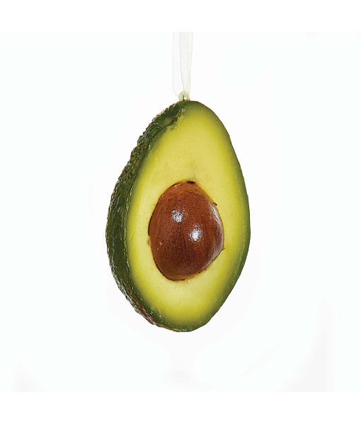 Ornement, sliced avocado