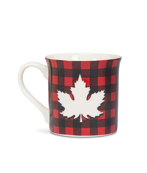 Souvenir Mug, Buffalo Plaid with Maple