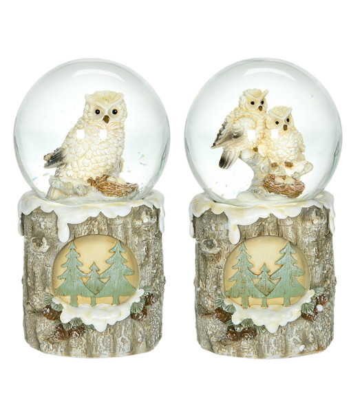 Boule de neige hibou 6