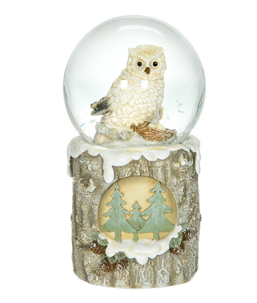 Boule de neige hibou 6