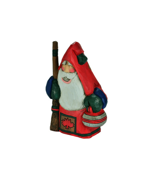 Ornament, Santa the curling player, souvenir of Canada.