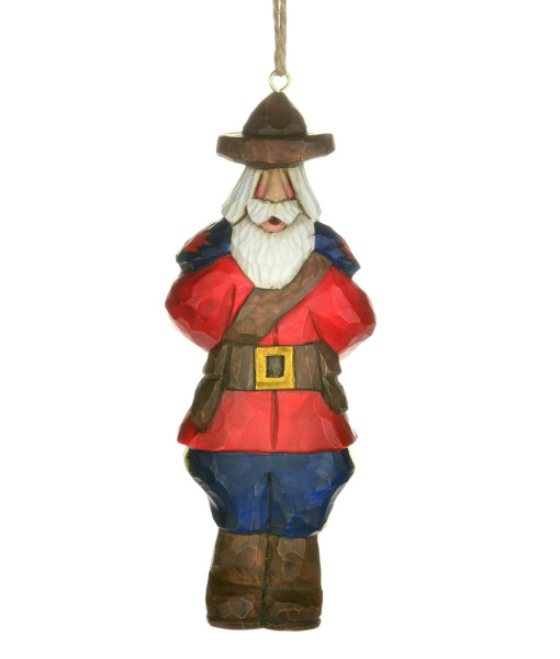 Ornament, Santa the Mountie, souvenir of Canada.