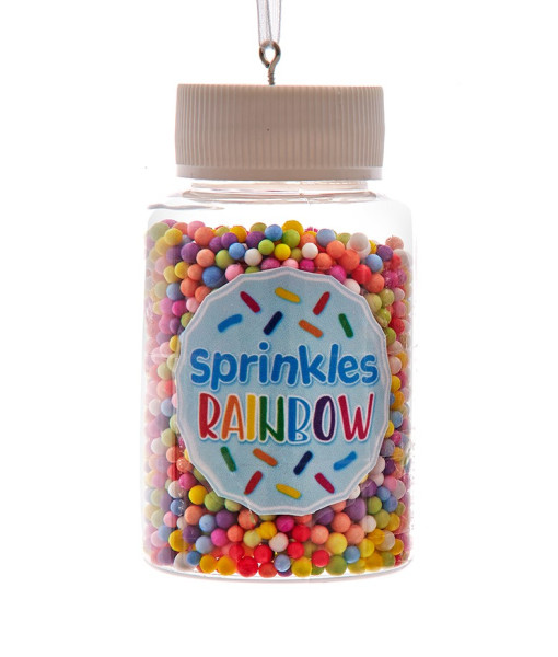 Ornament, jar of sweet sprinkles