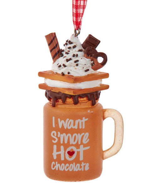 Ornament, Mug of Hot Chocolate with s'mores