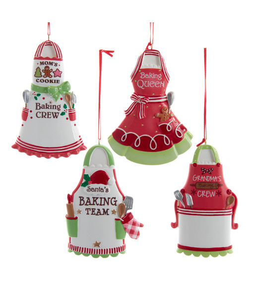 Ornament, Mom' s cookie baking apron