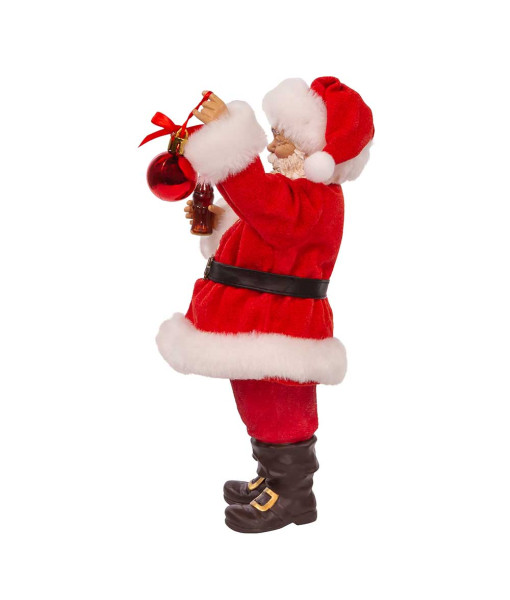 Santa Claus With Coca Cola and Red Ornament