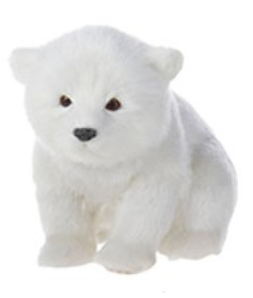 Ornament, Plush Polar bear cub