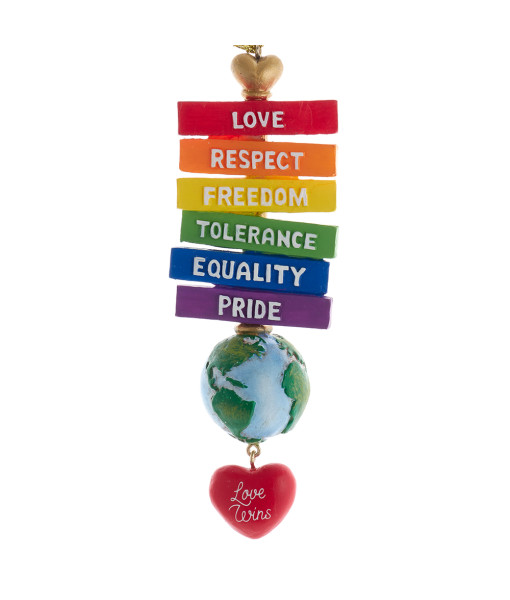 Ornament, Gay Pride Message sign