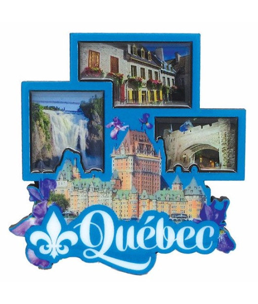 Fridge magnet, Images of Quebec city, in 3D