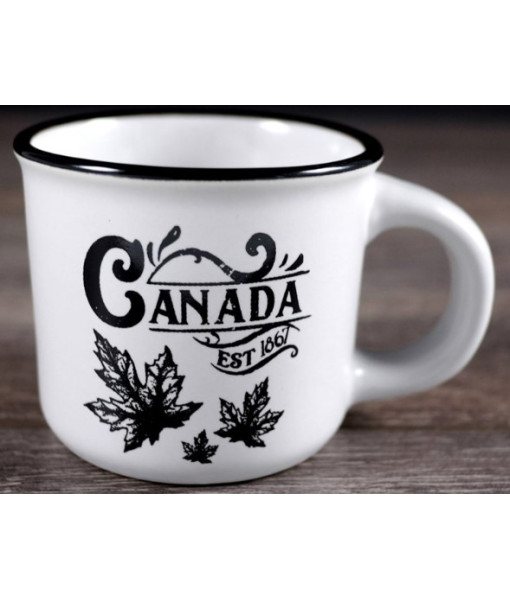 Tasse à espresso souvenir, Canada 1867