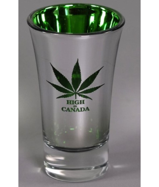 Verre à shot souvenir du Canada, motif 
