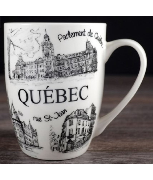 Mug Souvenir de Québec, diverses scènes du Québec
