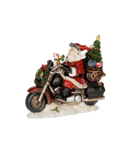 Décor de table, Père Noël le motard