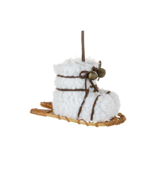 Ornement de style rustique, ensemble de raquettes et de bottes