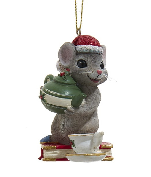 Ornement, Souris Nostalgique Versant du Thé.