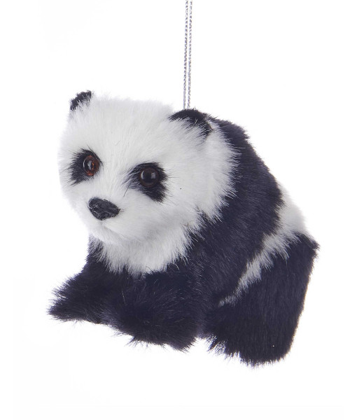 Ornement, petit panda poilu