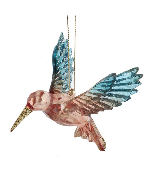 Ornement en acrylique, colibri enchanté.