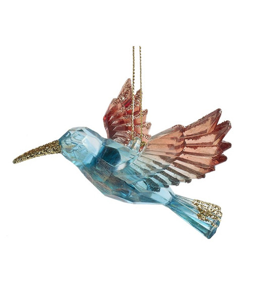 Ornement en acrylique, colibri enchanté.