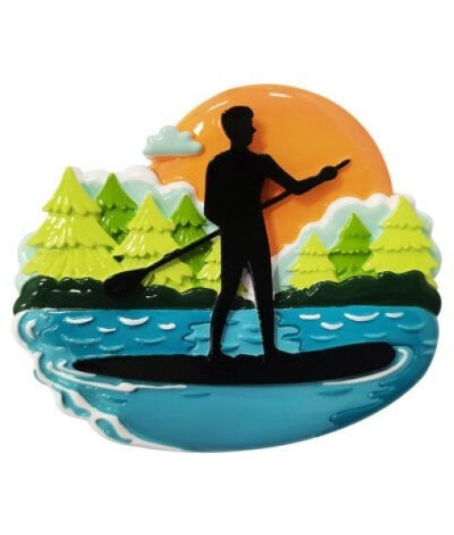 Ornement, paddle-boarder mâle