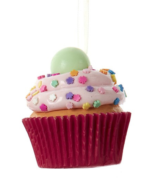 Ornement, Cupcake à la gomme à bulles