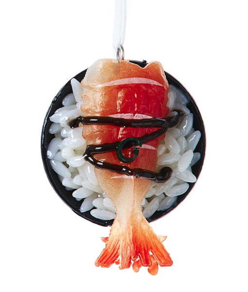 Ornement, Nourriture Asiatique, Bol de Riz au Sushi