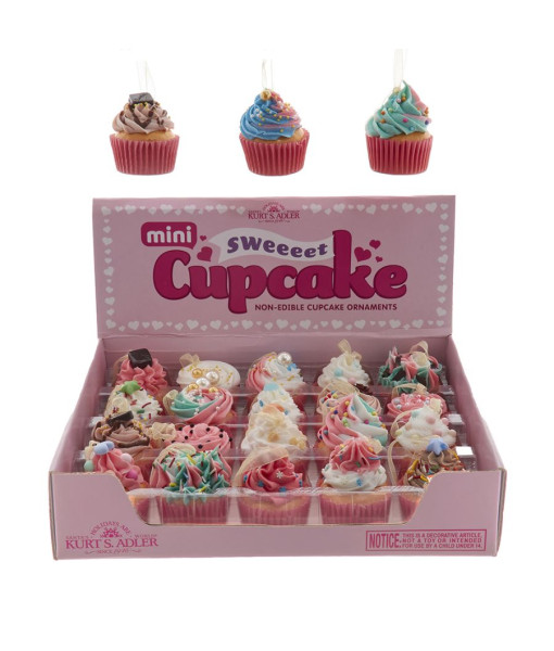 Ornement, Cupcake miniature en mousse