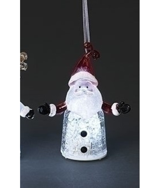 Ornement illuminé, Père Noël avec LED