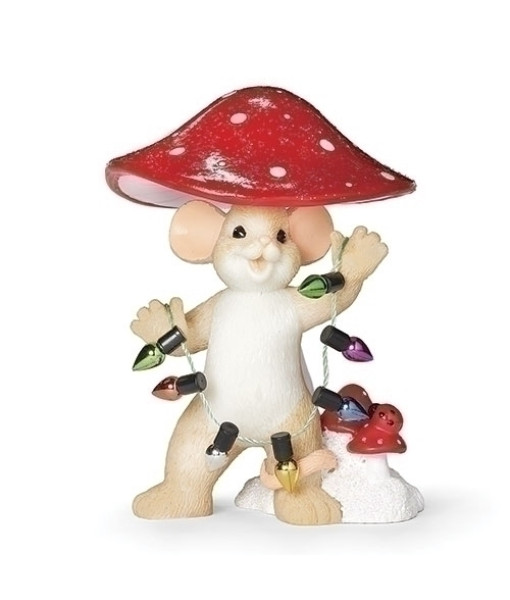 Souris sous le champignon - Charming Tails