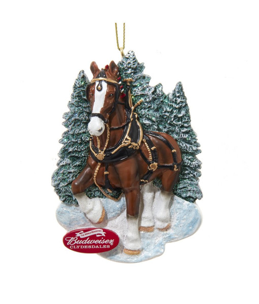 Ornement, cheval Clydesdale de Budweiser