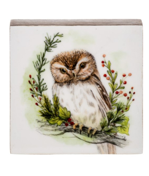 Ornement de table, Chouette des bois
