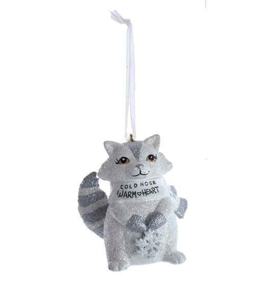 Ornement d'animal d'hiver, renard