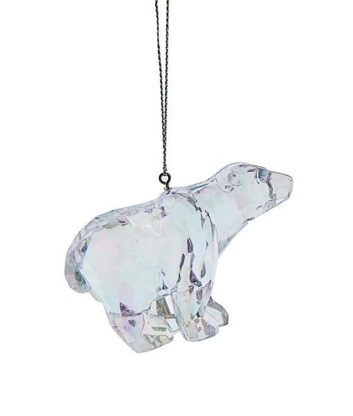 Ornement Ours Opalescent