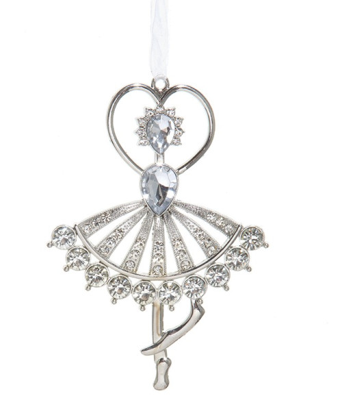 Ornement de ballet en métal