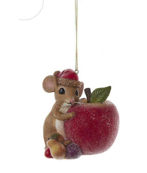 Décoration, Souris glacée au sucre avec pomme