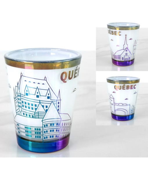 Souvenir de la ville de Québec, verre à shot