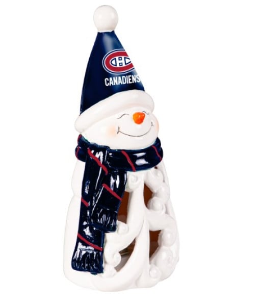 Décoration de table, bonhomme de neige des Canadiens de la LNH