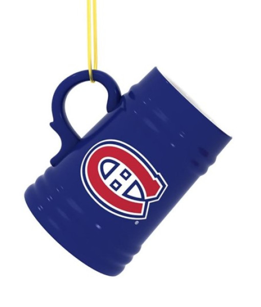 Verre à liqueur souvenir, 3 oz Verre à liqueur NHL Habs, bleu