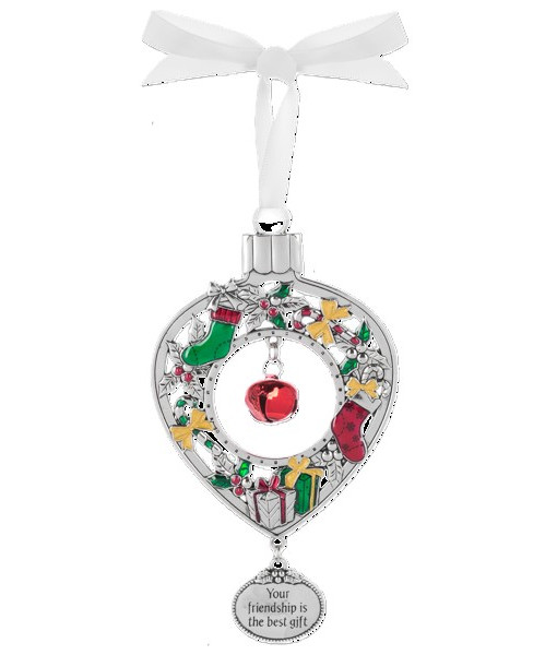 Ornement en zinc avec message pour un bon ami